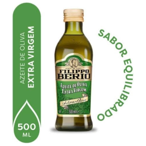 Kit 6 Azeites De Oliva Extra Virgem Filippo Berio 500ml Vidro