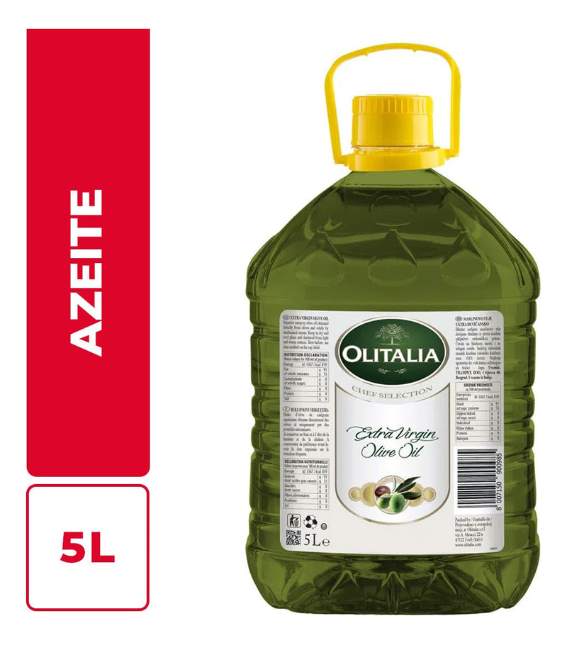Kit 2 Azeite De Oliva Extra Virgem 100% Italiano Olitalia 5 L