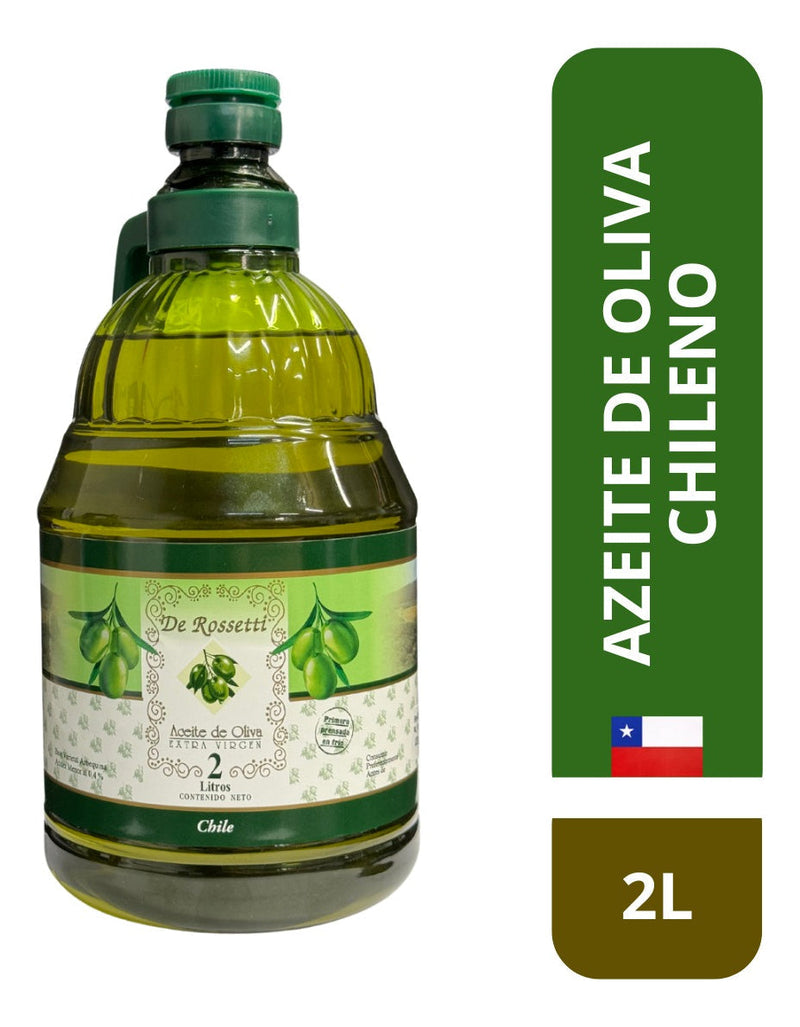 Kit 2 Azeite De Oliva Chileno De Rossetti Extra Virgem 2l