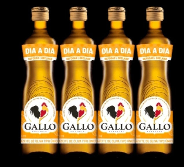 Kit Com 6 Unidades Azeite De Oliva Gallo Refogar E Grelhar 400ml