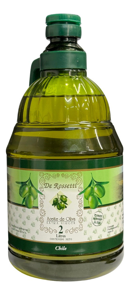 Kit 2 Azeite De Oliva Chileno De Rossetti Extra Virgem 2l