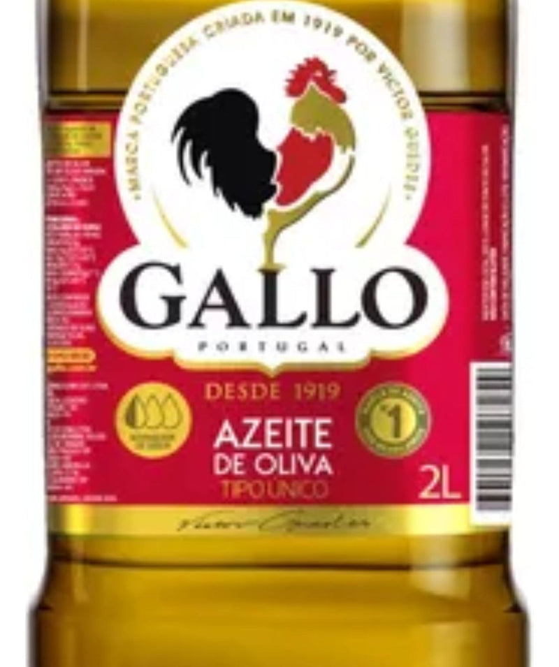Kit Com 2 Unidades Azeite De Oliva Tipo Único Português Gallo Garrafa 2l