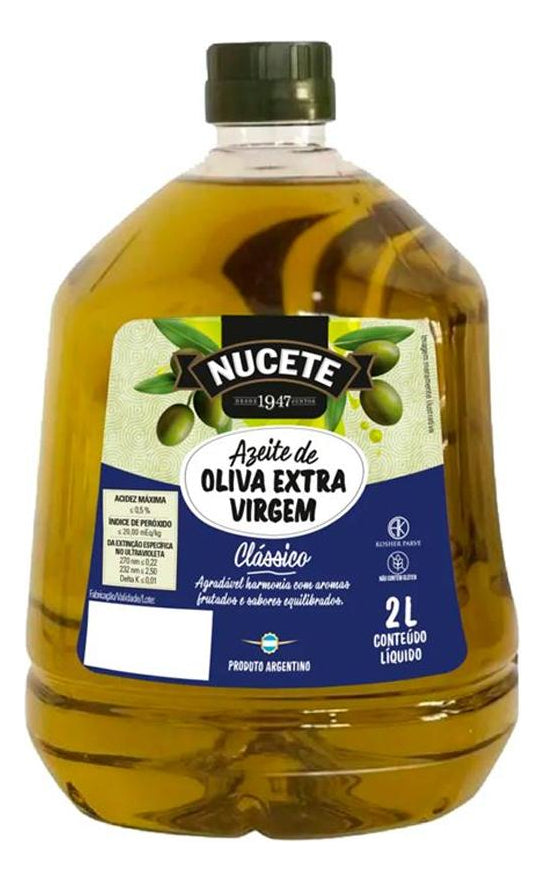 Kit 2 Azeites De Oliva Extra Virgem Classico Nucete 2l