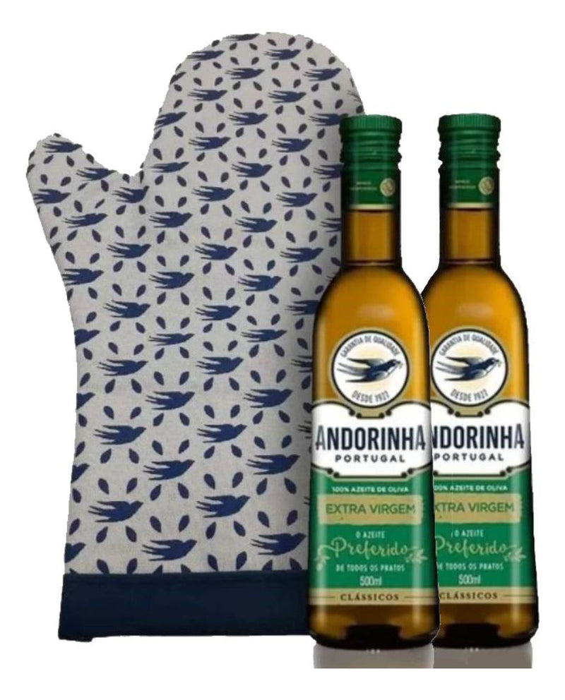 Kit Gourmet Presenteável Andorinha Com Luva Térmica