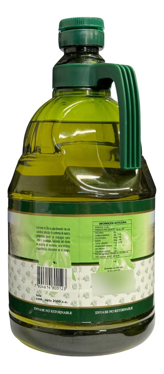 Kit 2 Azeite De Oliva Chileno De Rossetti Extra Virgem 2l