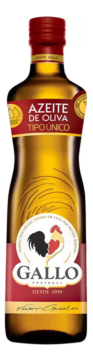 Kit Com 6 Unidades Azeite De Oliva Tipo Único Português Gallo 500ml