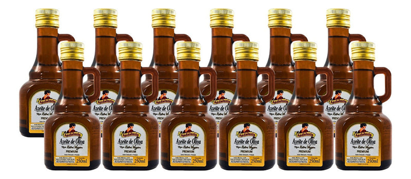 Kit 6 Azeites De Oliva Extra Virgem Andaluzia 500ml (12 Unidades)