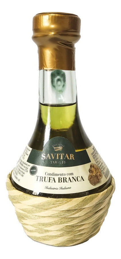 Kit Com 2 Unidades Azeite Savitar Com Trufa Branca Palha 250 Ml