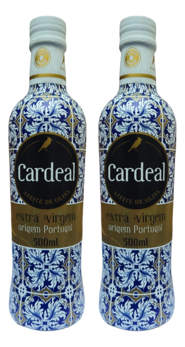 Kit 2 Azeites Extra Virgem Cardeal Português Ac. Máx. 0,3% 500ml