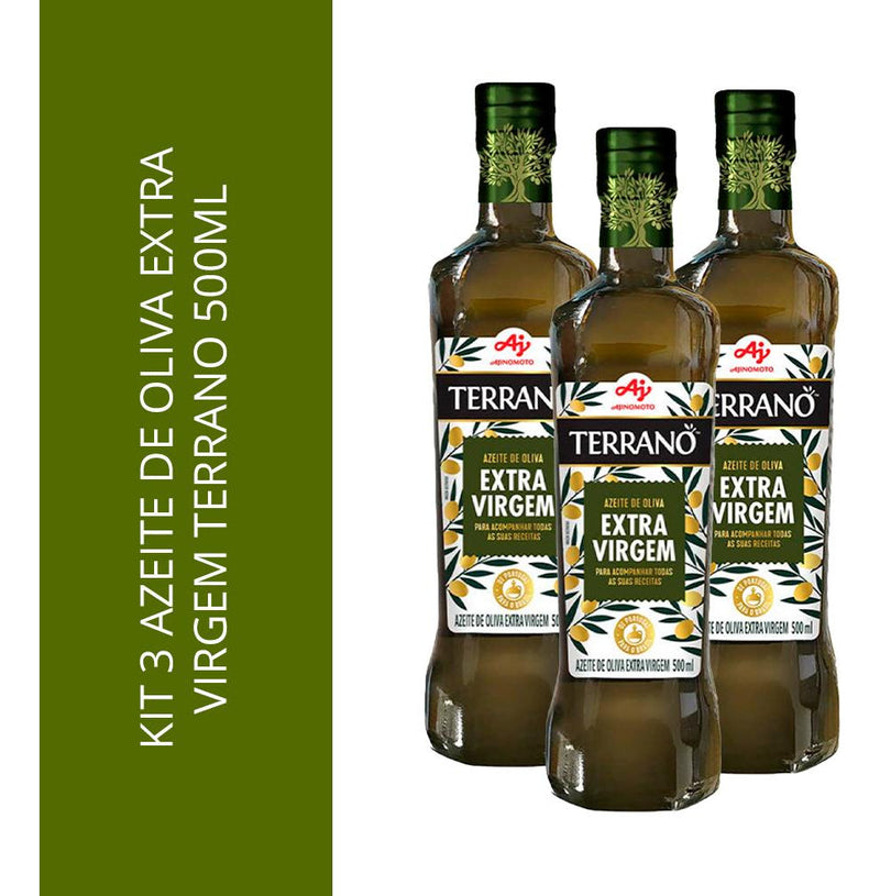 Kit 6 Azeite De Oliva Extra Virgem Terrano 500ml